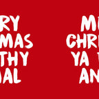Merry Christmas Ya Filthy Animal, Funny, Saying Coffee Mug Gallery Image 2