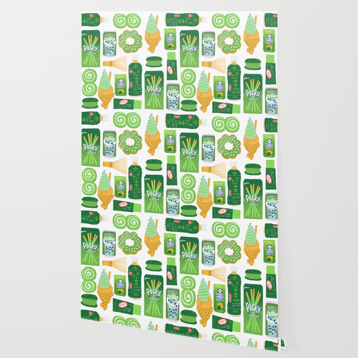 Matcha Green Tea Snacks Wallpaper Gallery Image 2