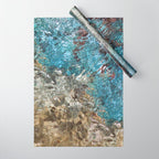 Crystal Seashore Wrapping Paper Gallery Image 1