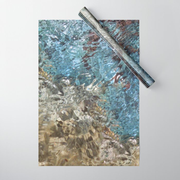 Crystal Seashore Wrapping Paper Gallery Image 1
