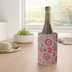 Kermina Suzani Uzbekistan Embroidery Print Wine Chiller Gallery Image 4