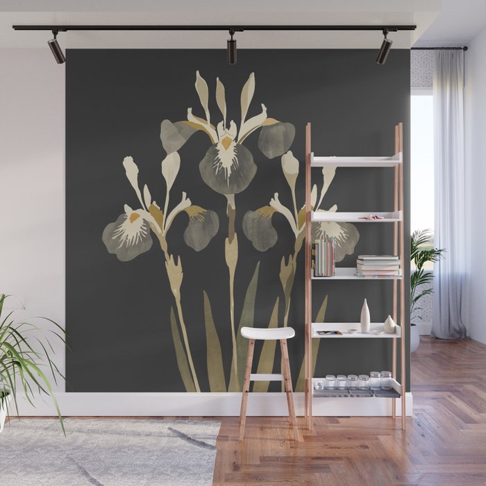 Irises Wall Mural Gallery Image 1