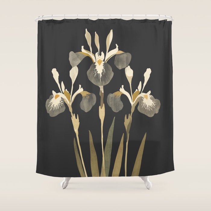 Irises Shower Curtain Gallery Image 1