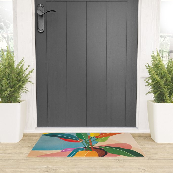Colorful Branching Out 38 Welcome Mat Gallery Image 3