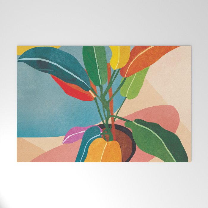 Colorful Branching Out 38 Welcome Mat Gallery Image 1