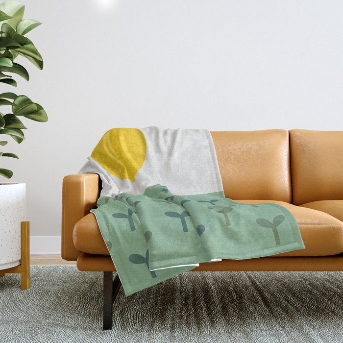Cat Landscape 139: Someday Throw Blanket Gallery Image 1
