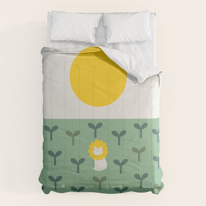 Cat Landscape 139: Someday Comforter Gallery Image 1