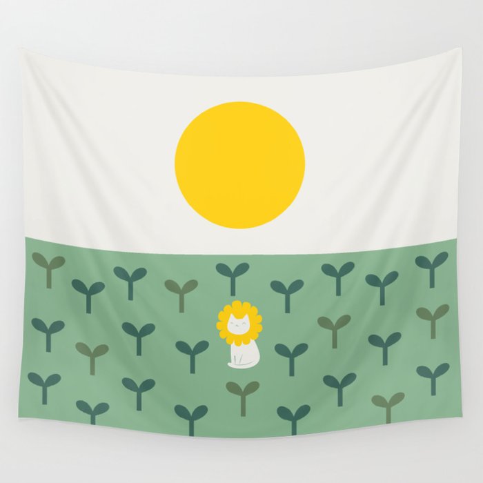 Cat Landscape 139: Someday Wall Tapestry Gallery Image 4