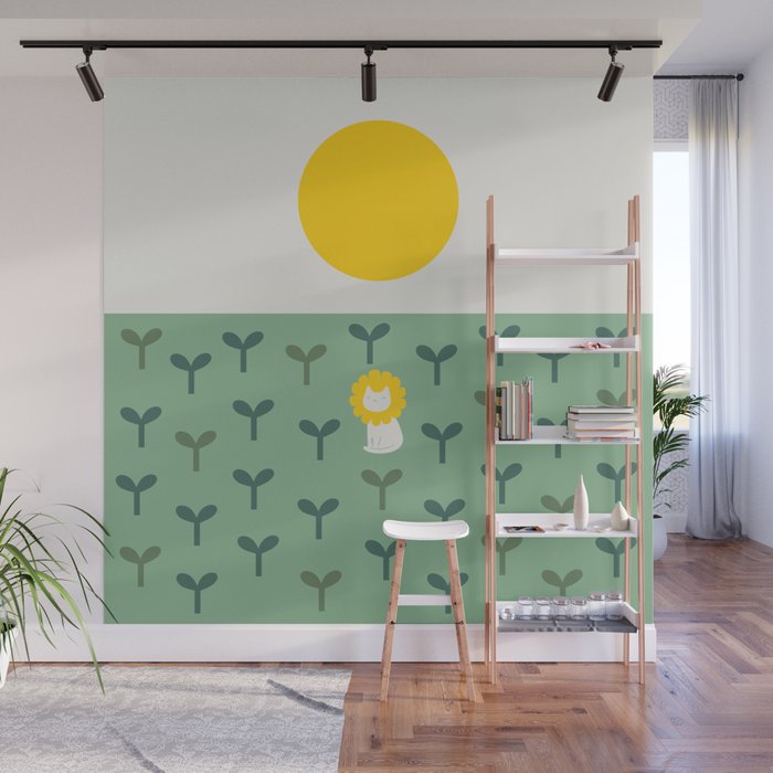 Cat Landscape 139: Someday Wall Mural Gallery Image 1