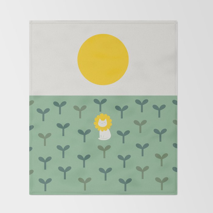 Cat Landscape 139: Someday Throw Blanket Gallery Image 2