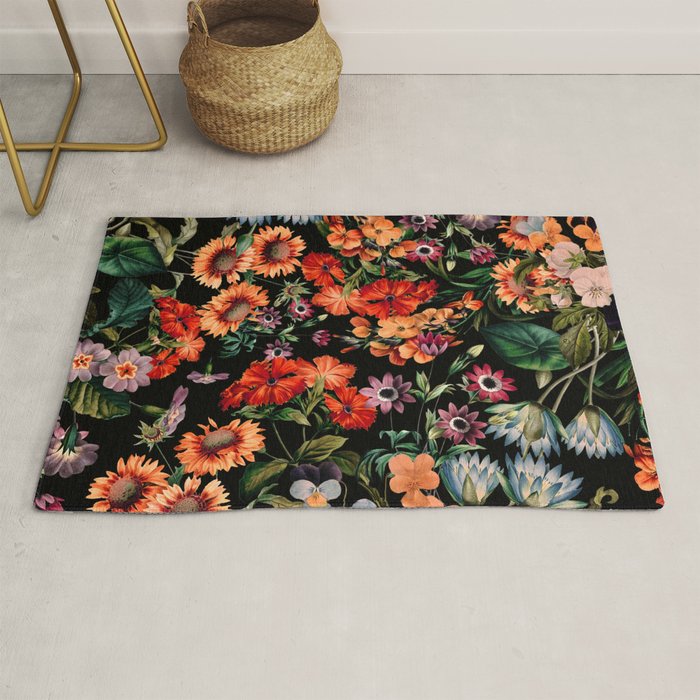 Glow in the Dark Botanicals II Rug Gallery Image 1