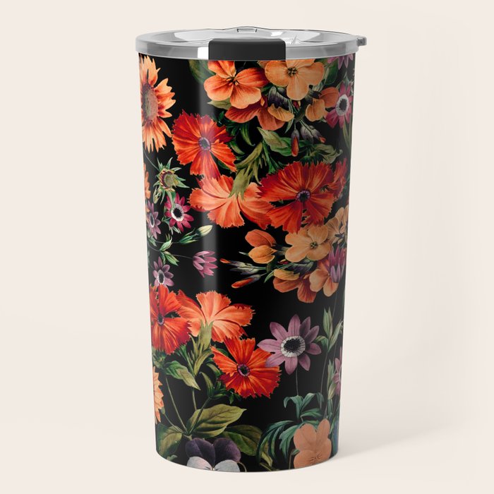 Glow in the Dark Botanicals II Travel Mug Gallery Image 1