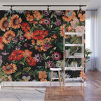 Glow in the Dark Botanicals II Wall Mural Gallery Image 1