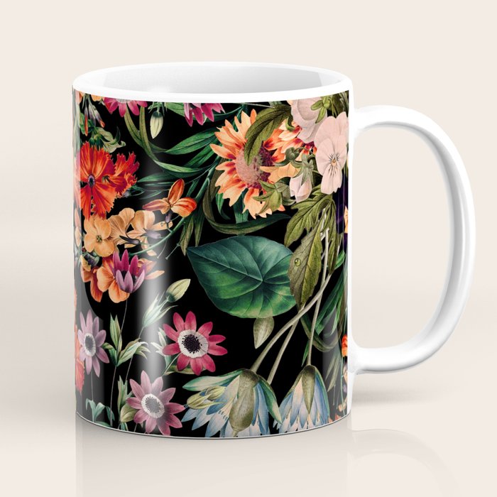 Glow in the Dark Botanicals II Coffee Mug Gallery Image 1