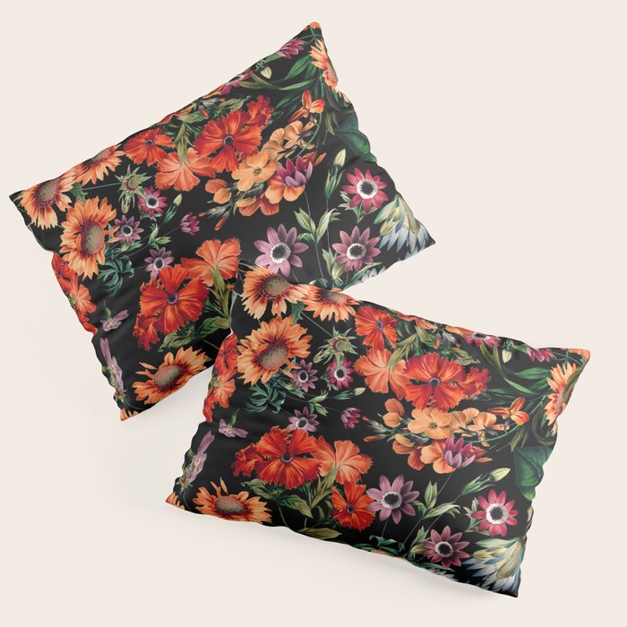 Glow in the Dark Botanicals II Pillow Sham Gallery Image 3