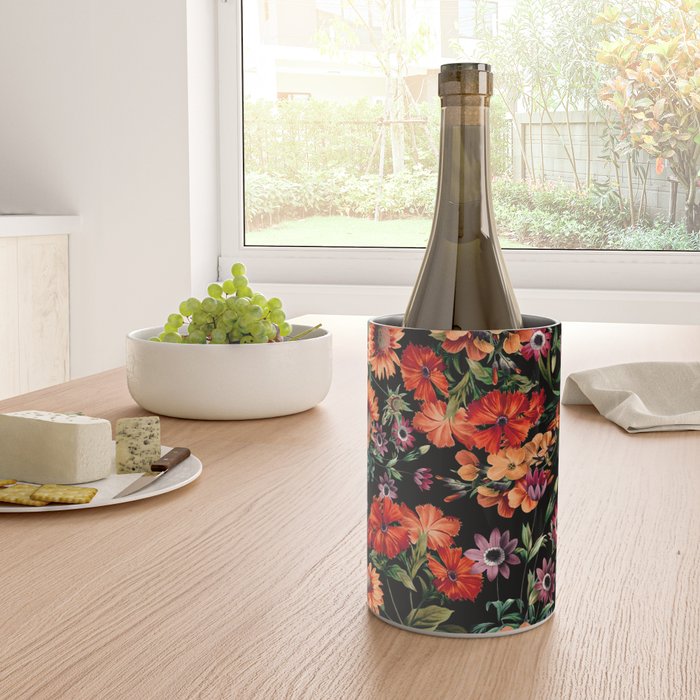 Glow in the Dark Botanicals II Wine Chiller Gallery Image 4