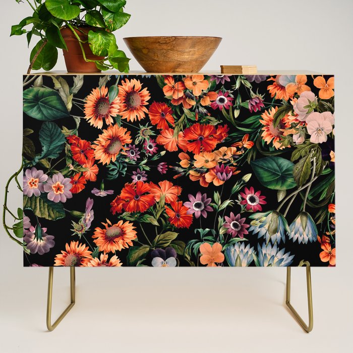 Glow in the Dark Botanicals II Credenza Gallery Image 1