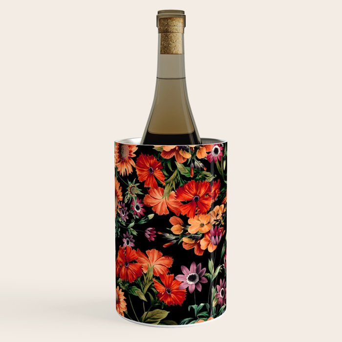 Glow in the Dark Botanicals II Wine Chiller Gallery Image 1