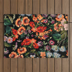 Glow in the Dark Botanicals II Outdoor Rug Gallery Image 1