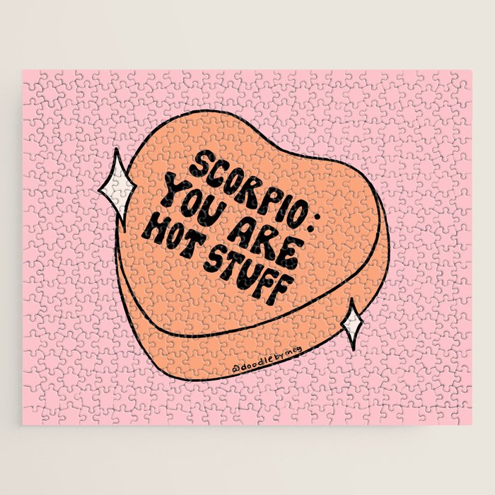 Scorpio Conversation Heart Jigsaw Puzzle Gallery Image 1