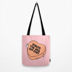 Scorpio Conversation Heart Tote Bag Gallery Image 2