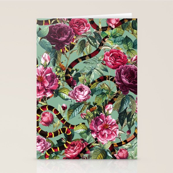 Snakes and Roses II Stationery Card Gallery Image 1