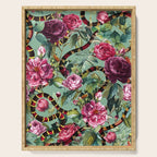 Snakes and Roses II Serving Tray Gallery Image 1