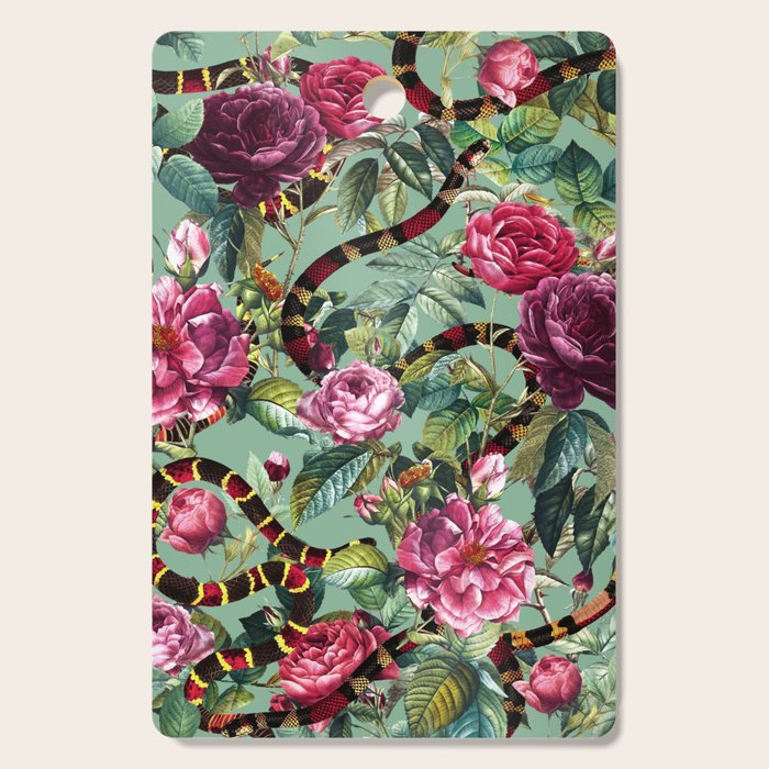 Snakes and Roses II Cutting Board Gallery Image 1