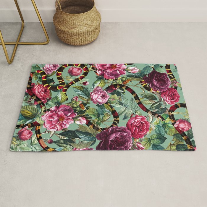 Snakes and Roses II Rug Gallery Image 1