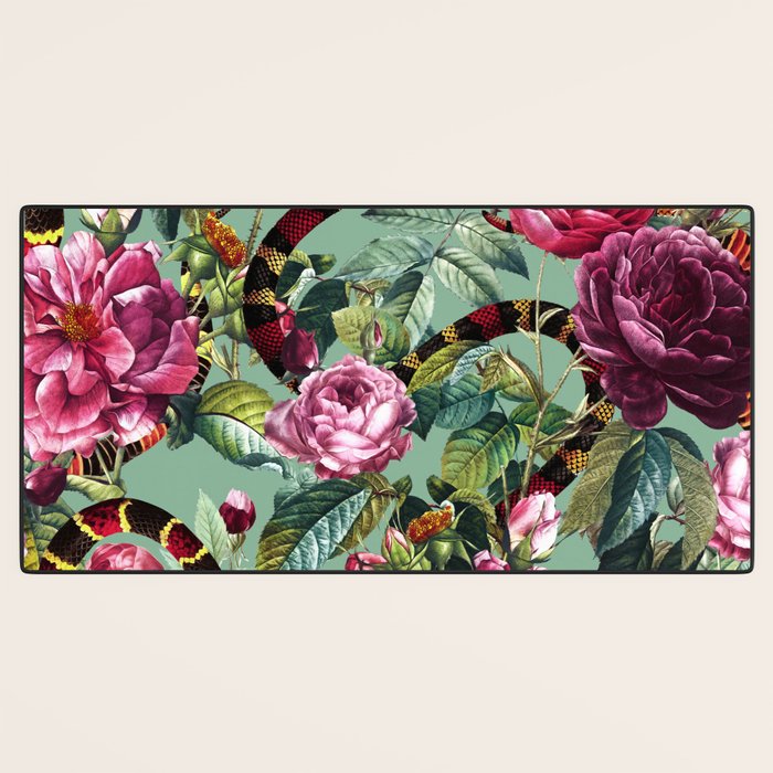 Snakes and Roses II Desk Mat Gallery Image 3