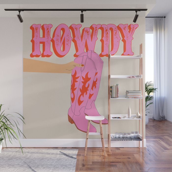 Howdy Wall Mural Gallery Image 1