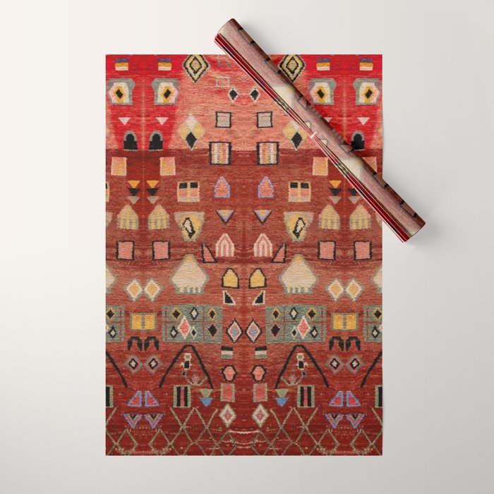 Heritage Moroccan Berber Style Design D9 Wrapping Paper Gallery Image 1