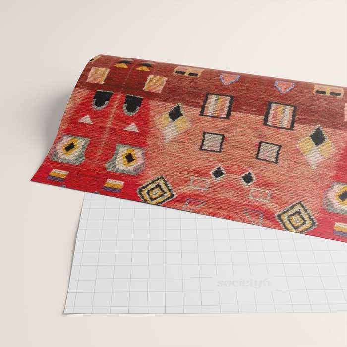 Heritage Moroccan Berber Style Design D9 Wrapping Paper Gallery Image 2