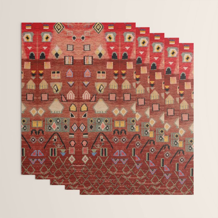 Heritage Moroccan Berber Style Design D9 Wrapping Paper Gallery Image 3
