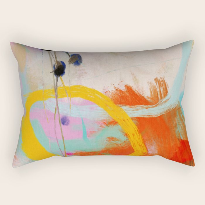 abstract composition 1 Rectangular Pillow Gallery Image 1