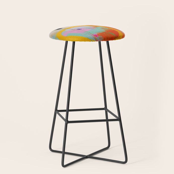 abstract composition 1 Stool Gallery Image 1