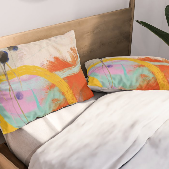 abstract composition 1 Pillow Sham Gallery Image 2