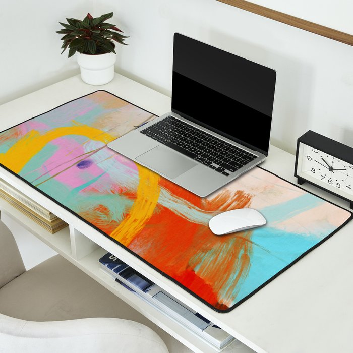 abstract composition 1 Desk Mat Gallery Image 2