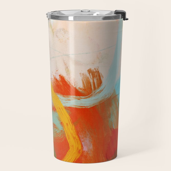 abstract composition 1 Travel Mug Gallery Image 2