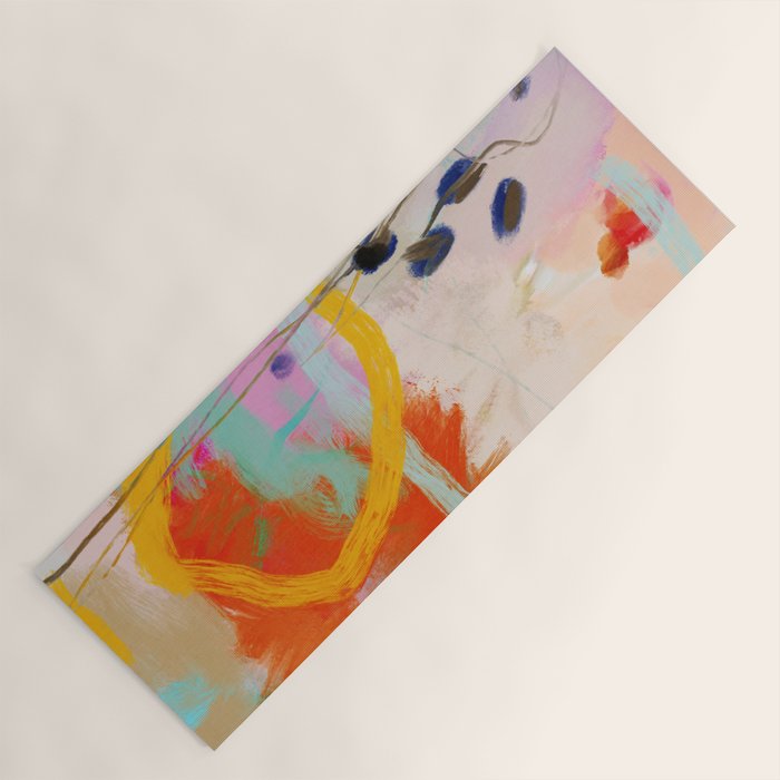 abstract composition 1 Yoga Mat Gallery Image 1