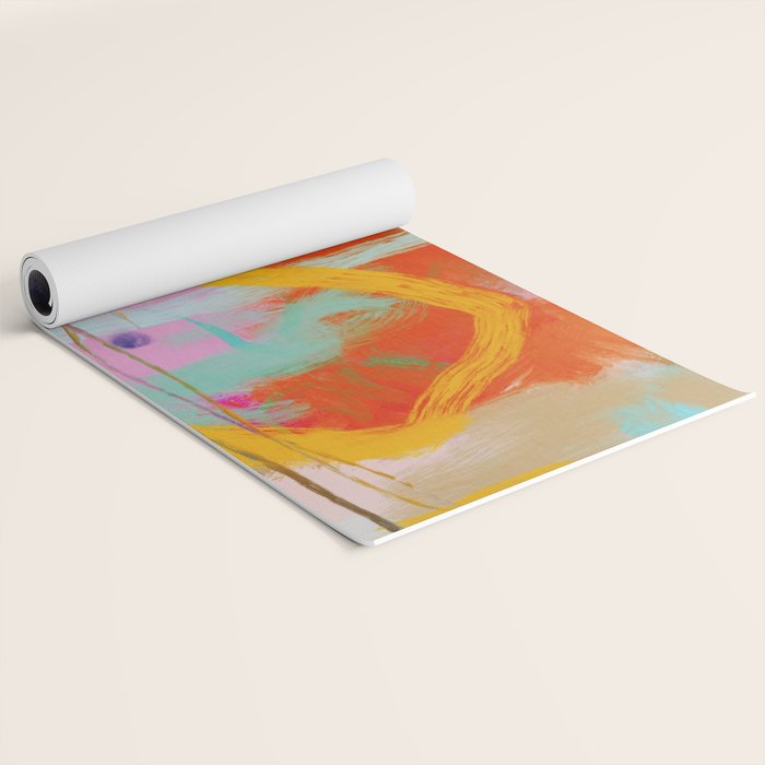 abstract composition 1 Yoga Mat Gallery Image 2