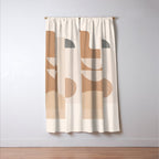 Abstract Minimal Shapes 5 Window Curtain Gallery Image 3
