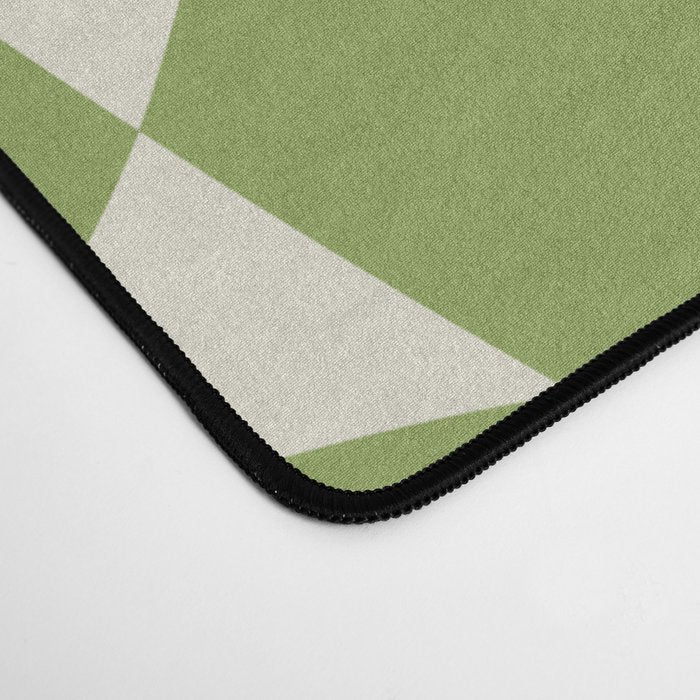 Glass Glitch: Forest Green Edition Desk Mat Gallery Image 4