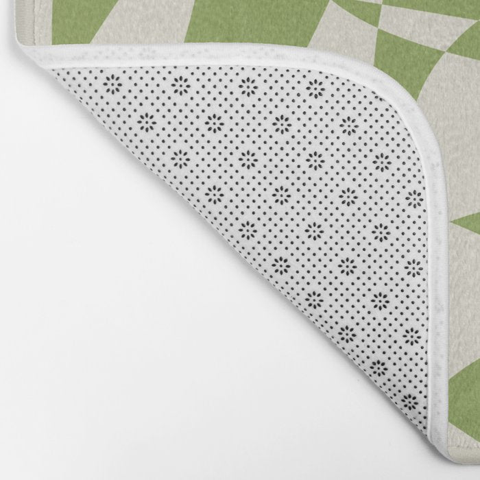 Glass Glitch: Forest Green Edition Bath Mat Gallery Image 2