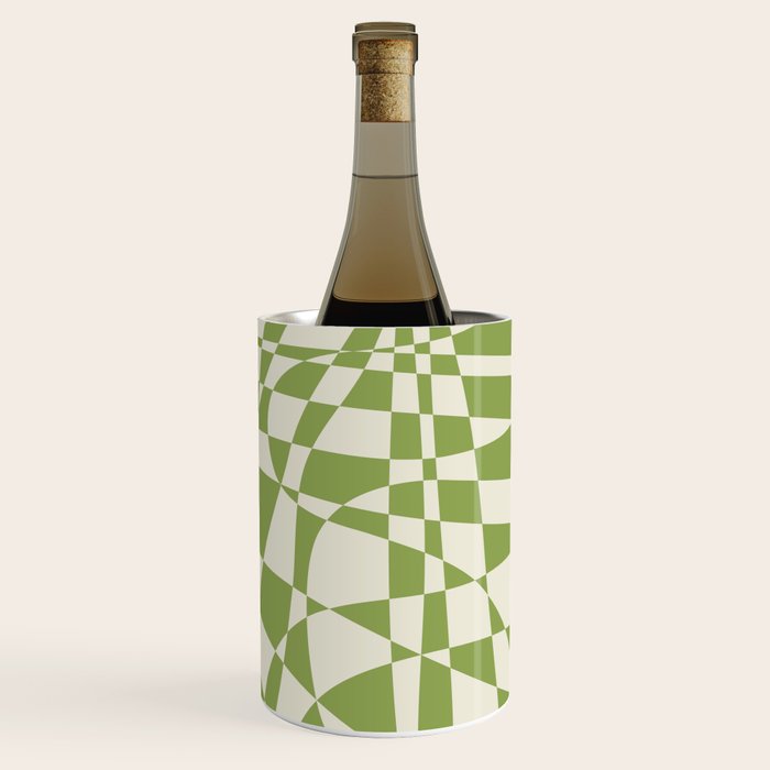 Glass Glitch: Forest Green Edition Wine Chiller Gallery Image 1