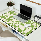 Glass Glitch: Forest Green Edition Desk Mat Gallery Image 2