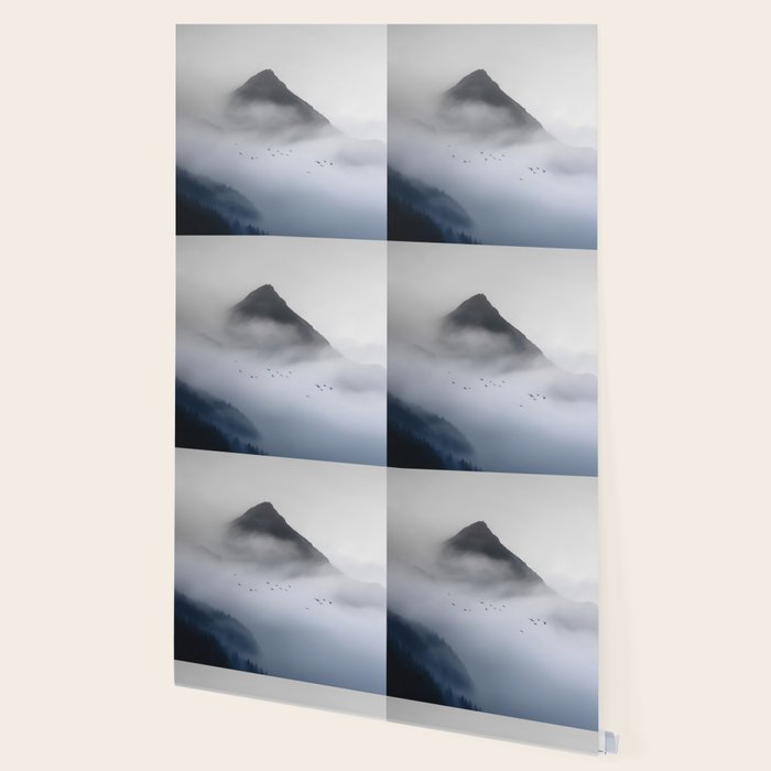 Still Summit - Birds Over Foggy Ridge Wallpaper Gallery Image 2