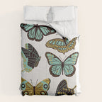 Texas Butterflies - Mint and Gold Comforter Gallery Image 6