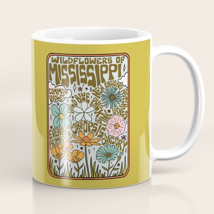 Mississippi Wildflowers Coffee Mug Gallery Image 1