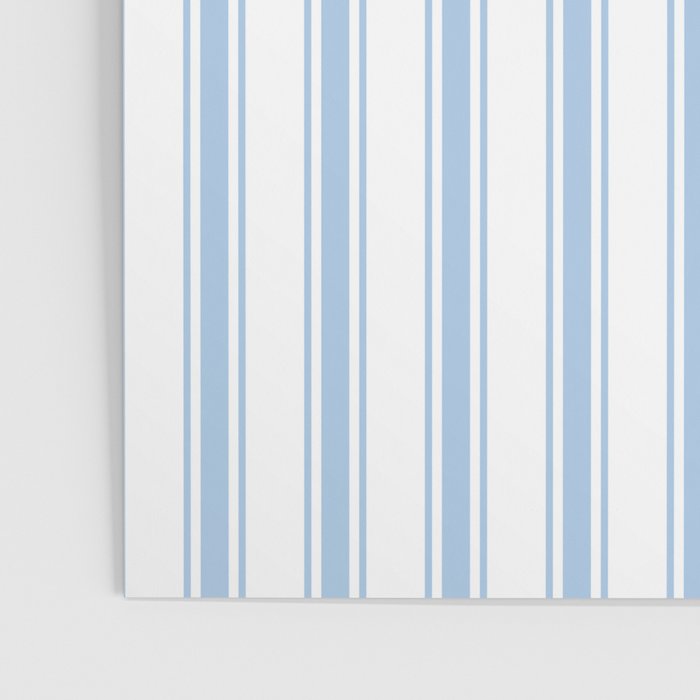 Light blue ticking stripes Poster Gallery Image 3